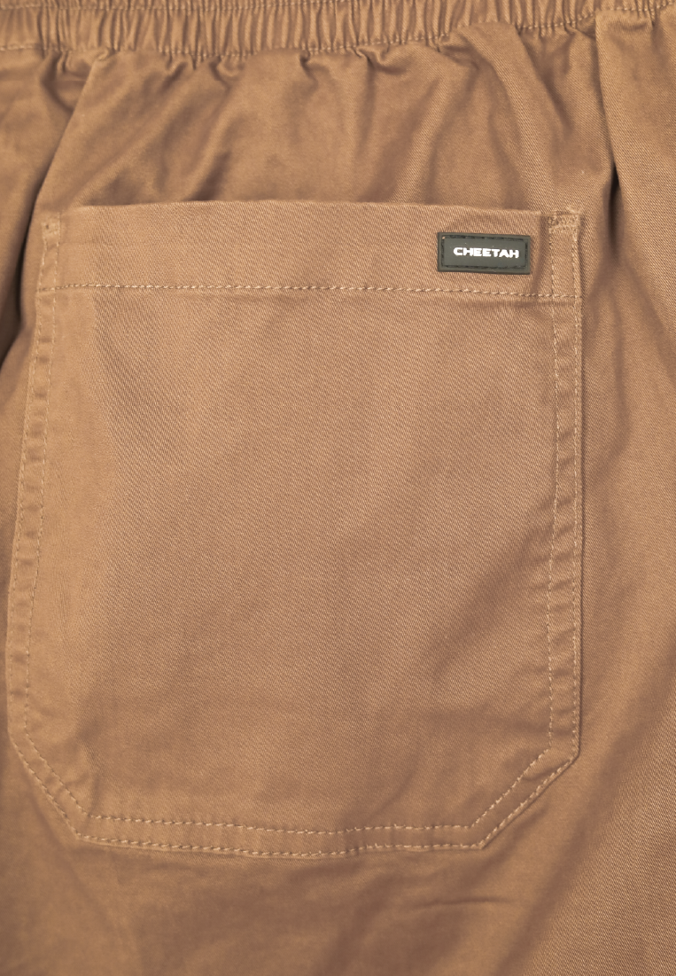 Cheetah Men Cotton Twill Front Cut & Sew Design Jogger Pants - 110710