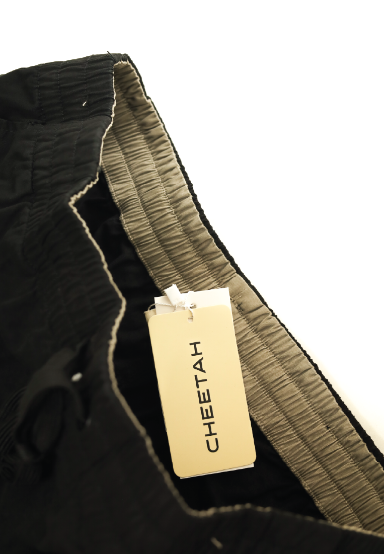 Cheetah Men Cotton Twill Front Cut & Sew Design Jogger Pants - 110710