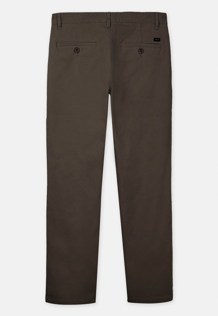 Cheetah Men Semi Fit Cotton Spandex Back with Logo Badges Chino Pants - 110716