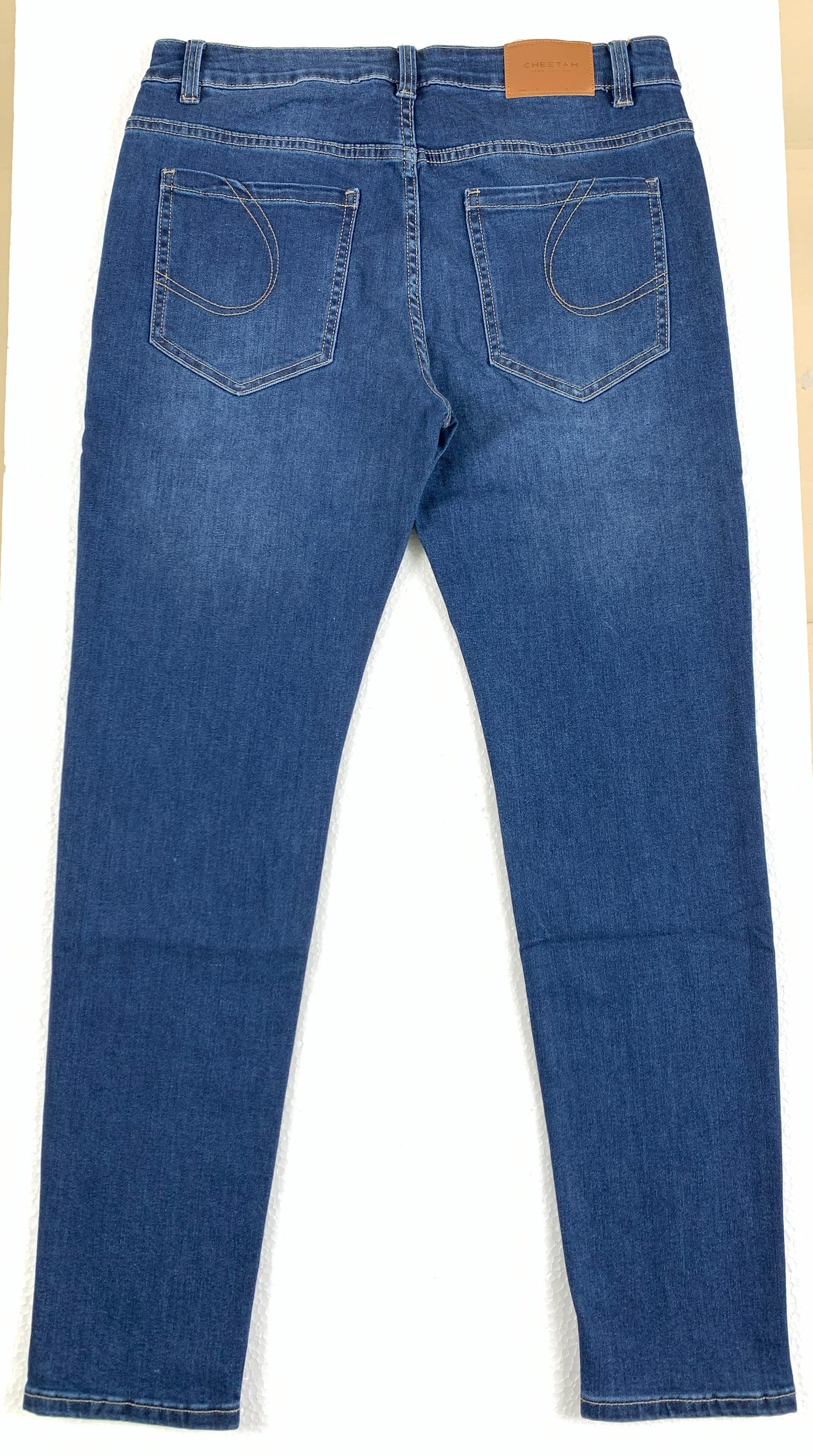 Cheetah Men Skinny Fit Blue Denim Stretchable Fabric Cotton Blend Jeans - 110732