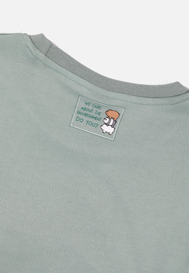 Cheetah Kids We Bare Bears Sustainable Collection Boy Regular Fit Short Sleeves Roundneck Tee  - CJ-92942