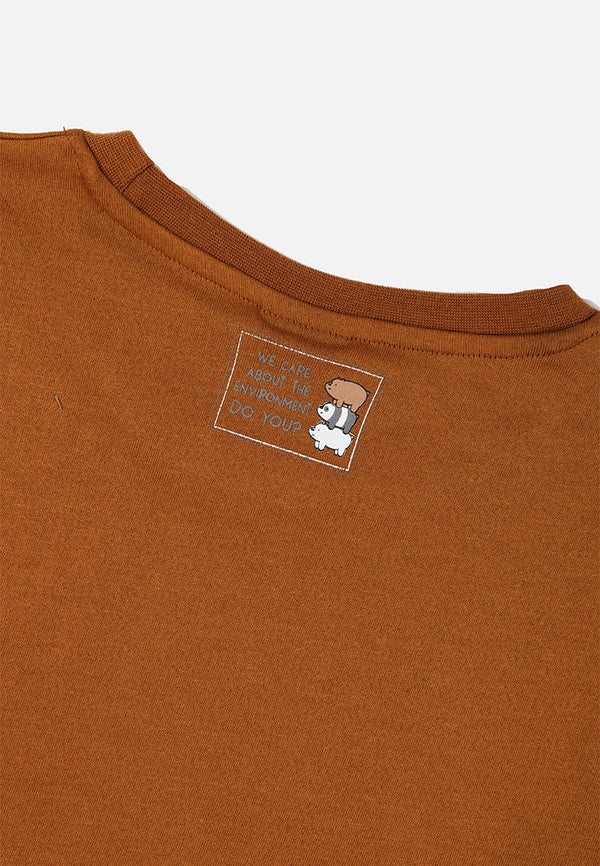 Cheetah Men We Bare Bears Sustainable Collection  Regular Fit Short Sleeves T-Shirt  - 99620