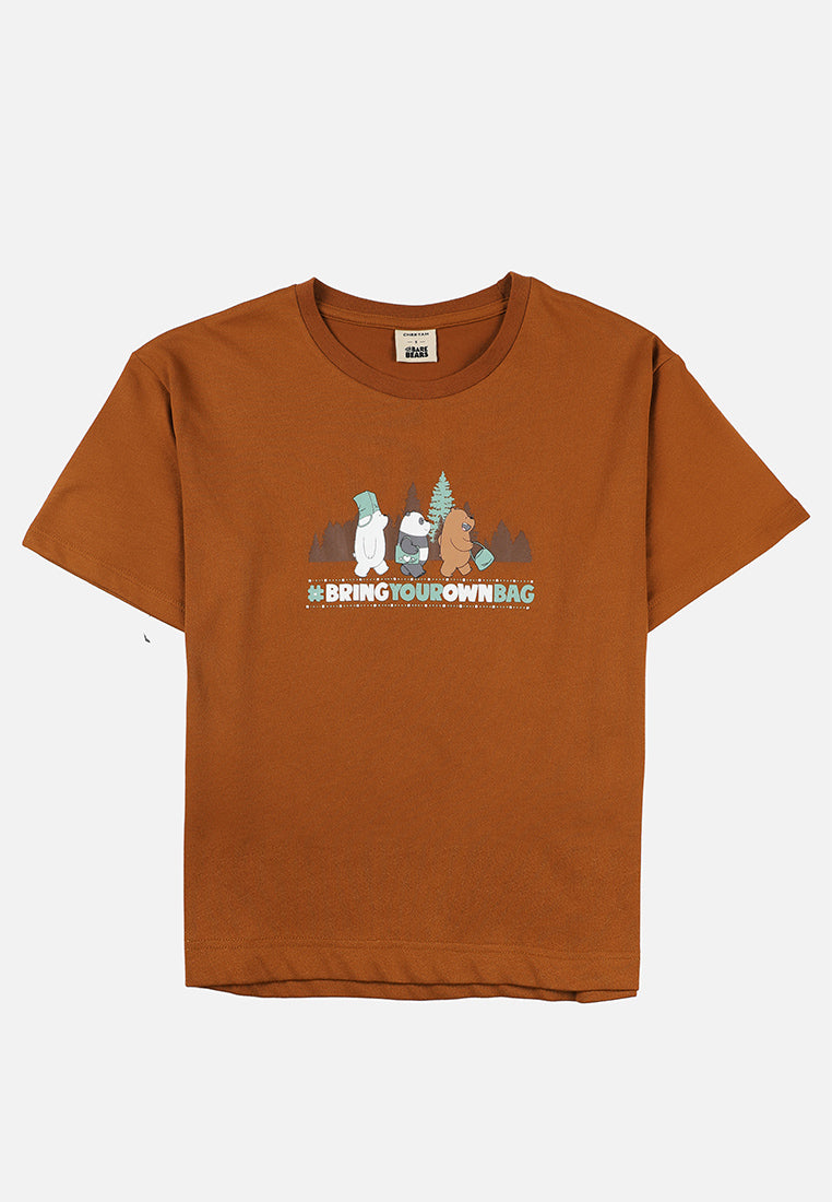 Cheetah Men We Bare Bears Sustainable Collection  Regular Fit Short Sleeves T-Shirt  - 99620