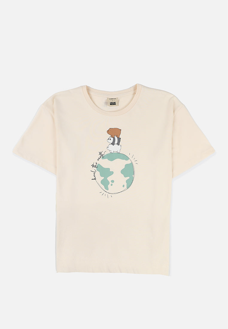 Cheetah Men We Bare Bears Sustainable Collection Collection  Regular Fit Short Sleeves T-Shirt  - 99578