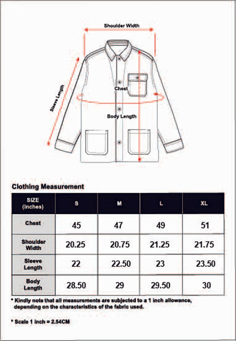 Cheetah Men Long sleeve Relax Fit Casual Shirt Jacket - 30662