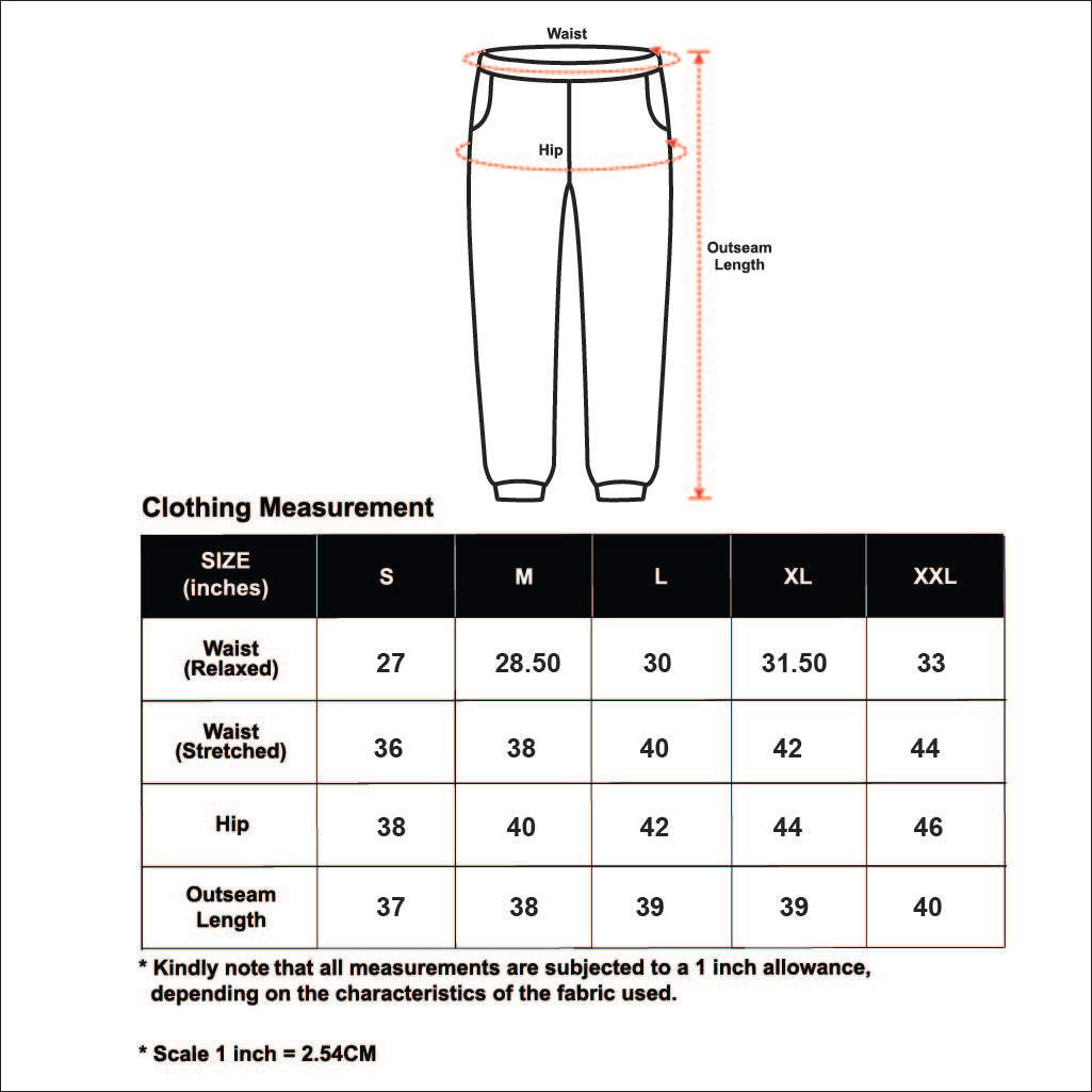 Cheetah Men Regular Fit CVC Terry Fabric Jogger Pants MD3 - 51538