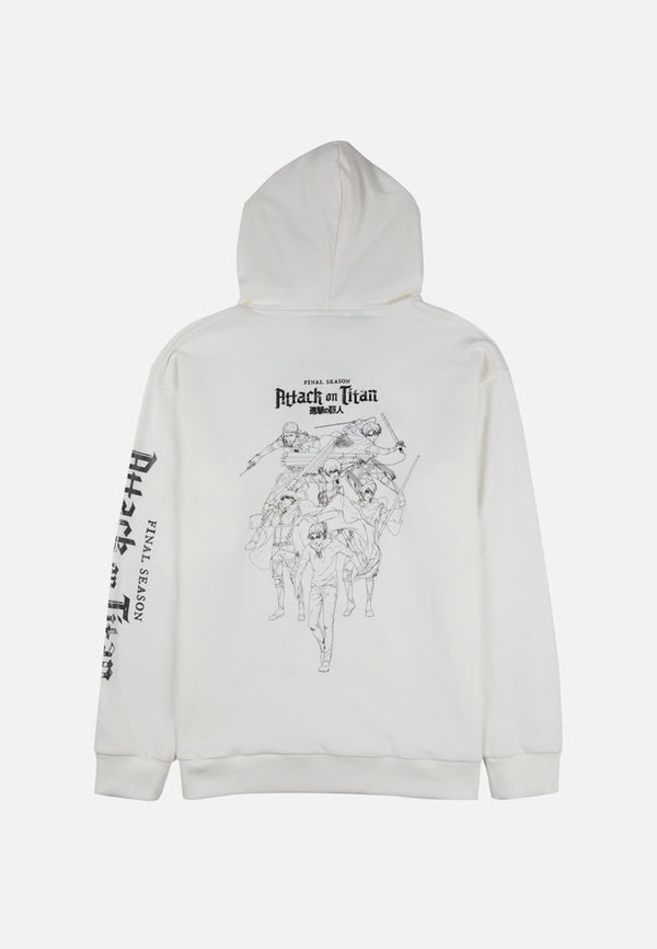 Cheetah Men x AOT Graphic Oversized Long Sleeve Hoodies - 61206