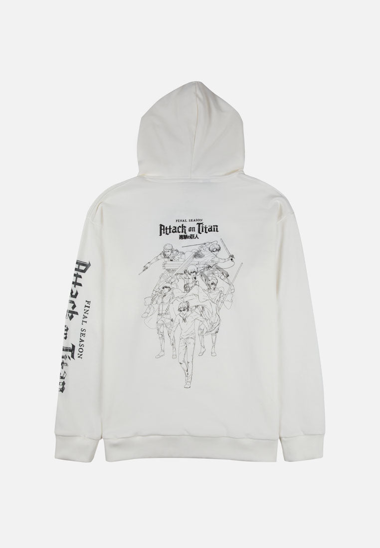Cheetah Men x AOT Graphic Oversized Long Sleeve Hoodies - 61206