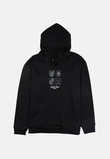 Cheetah Men x AOT Graphic Oversized Long Sleeve Hoodies - 61208