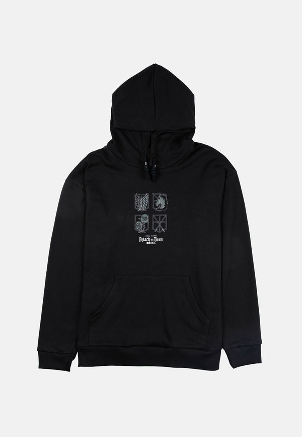 Cheetah Men x AOT Graphic Oversized Long Sleeve Hoodies - 61208