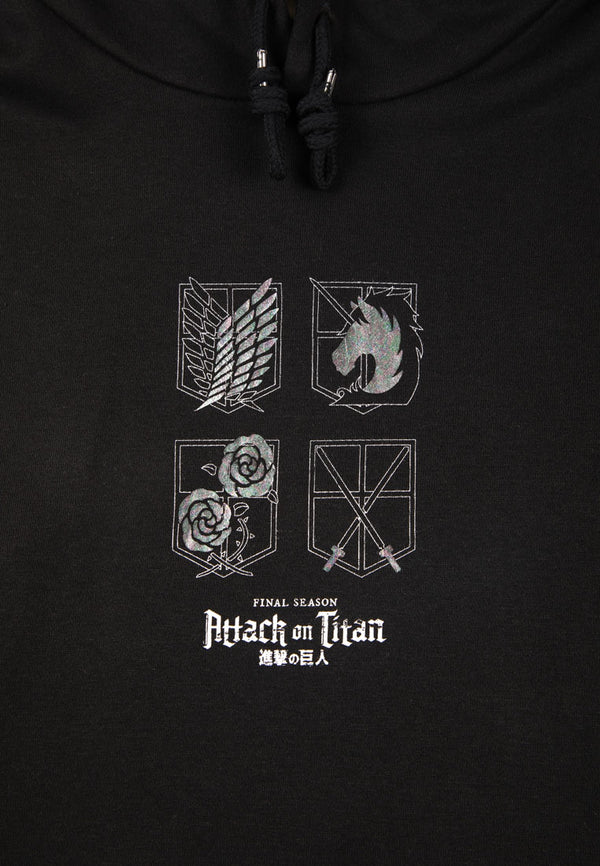 Cheetah Men x AOT Graphic Oversized Long Sleeve Hoodies - 61208