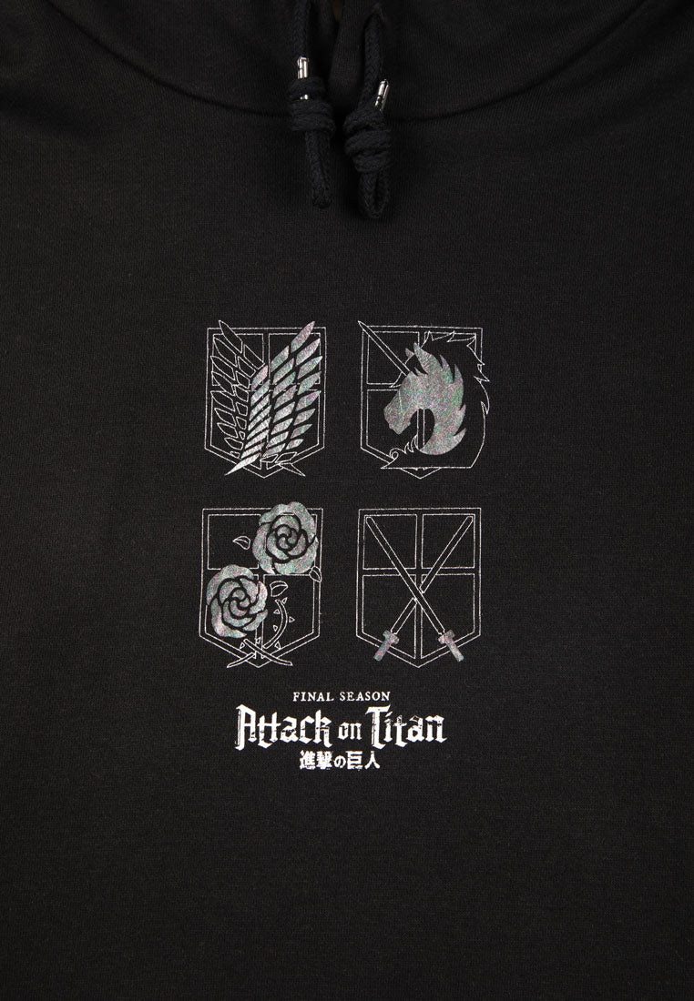 Cheetah Men x AOT Graphic Oversized Long Sleeve Hoodies - 61208