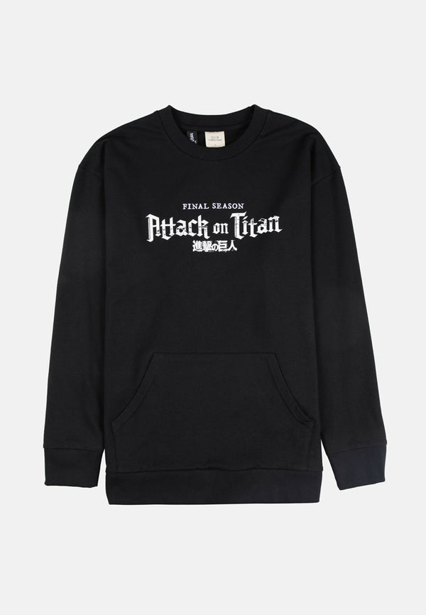 Cheetah Men x AOT Graphic Oversized Long Sleeve  Sweatshirt - 61210
