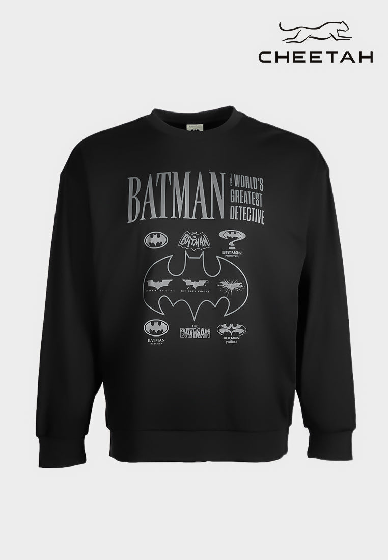 Cheetah Men DC Batman 85TH Long Sleeve Sweatshirt - 61246
