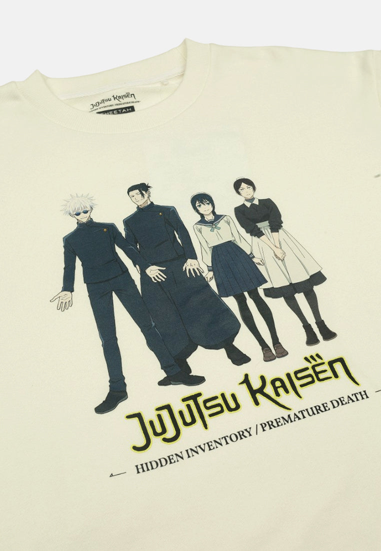Cheetah Men Jujutsu Kaisen Oversized Long Sleeve Sweatshirt  - 61308