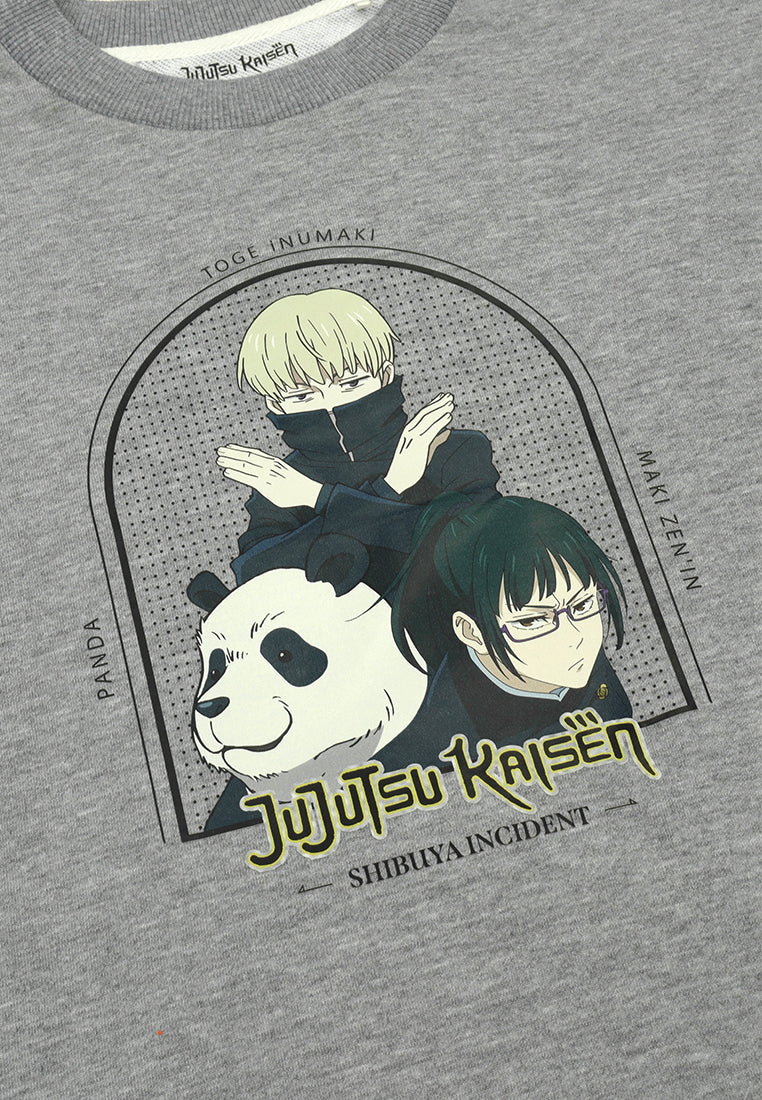 Cheetah Men Jujutsu Kaisen Oversized Long Sleeve Sweatshirt  - 61320