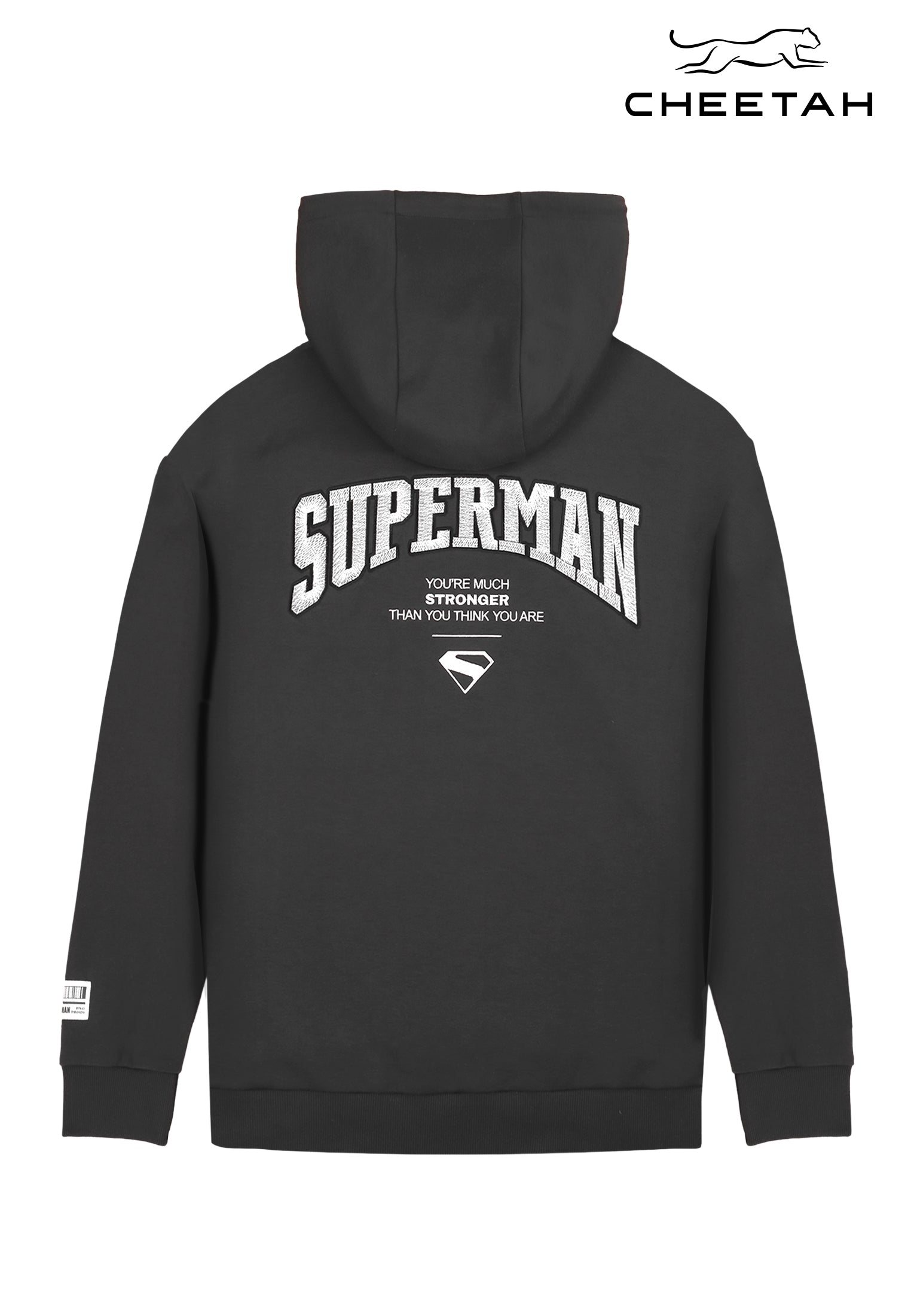 Cheetah Men Baju Lelaki Superman Movie Oversized Cotton Blend Long Sleeve Hoodies - 61360 (Limited Edition)
