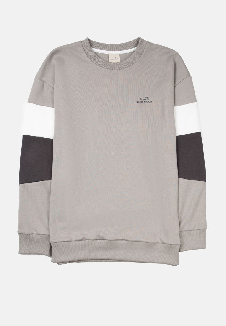Cheetah Men Oversized Cut & Sew Sweatshirt - 61190