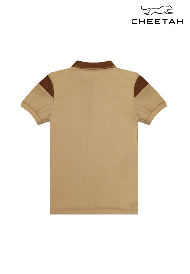 Cheetah Kids Boy Short Sleeves Collared Polo - CJ-71696