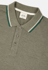Cheetah Premium Cotton Pique Short Sleeve Polo Shirt With Tipping Collar - 76702(R)