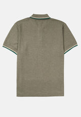 Cheetah Premium Cotton Pique Short Sleeve Polo Shirt With Tipping Collar - 76702(R)