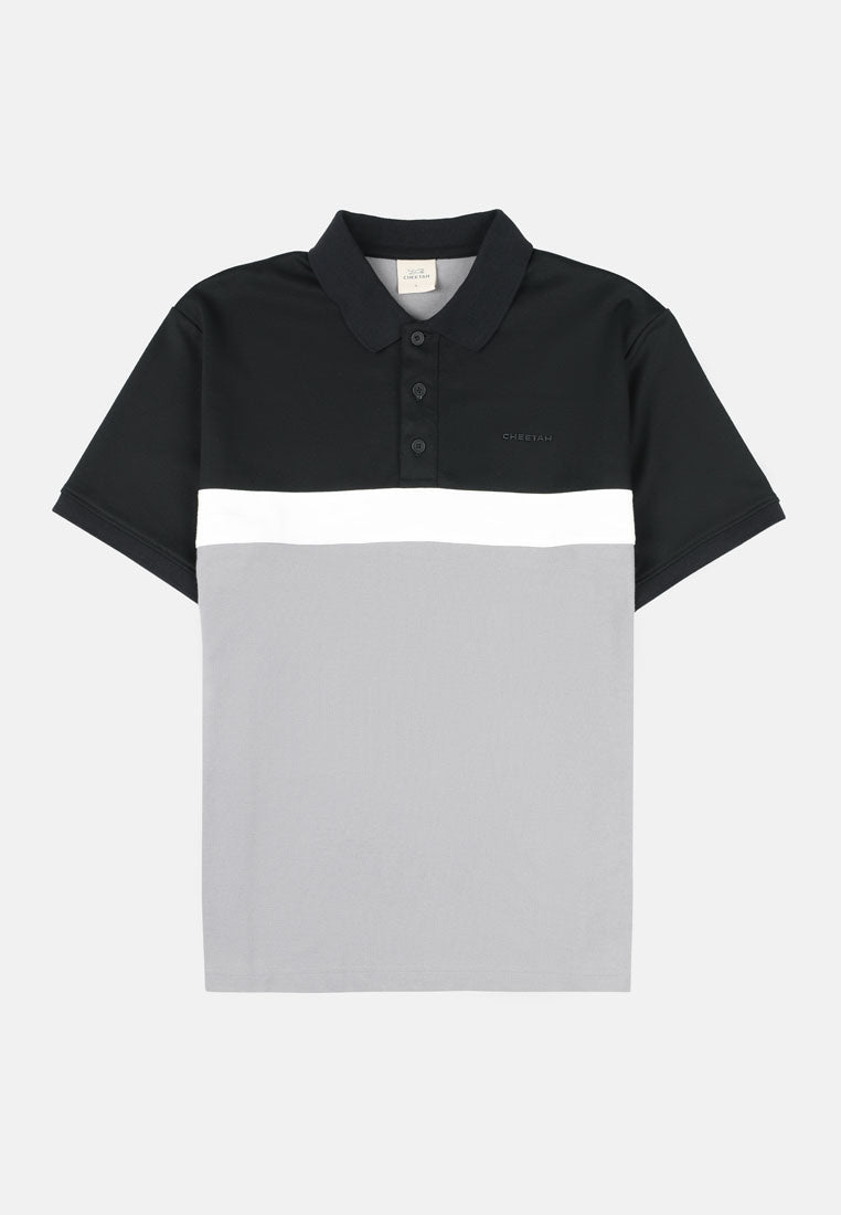 Cheetah Men Basic Regular Fit Short Sleeve Polo T-Shirt - 76710