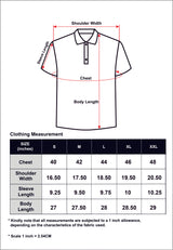 Cheetah Men Stripe Regular Fit Short Sleeve Polo T-Shirt - 76716