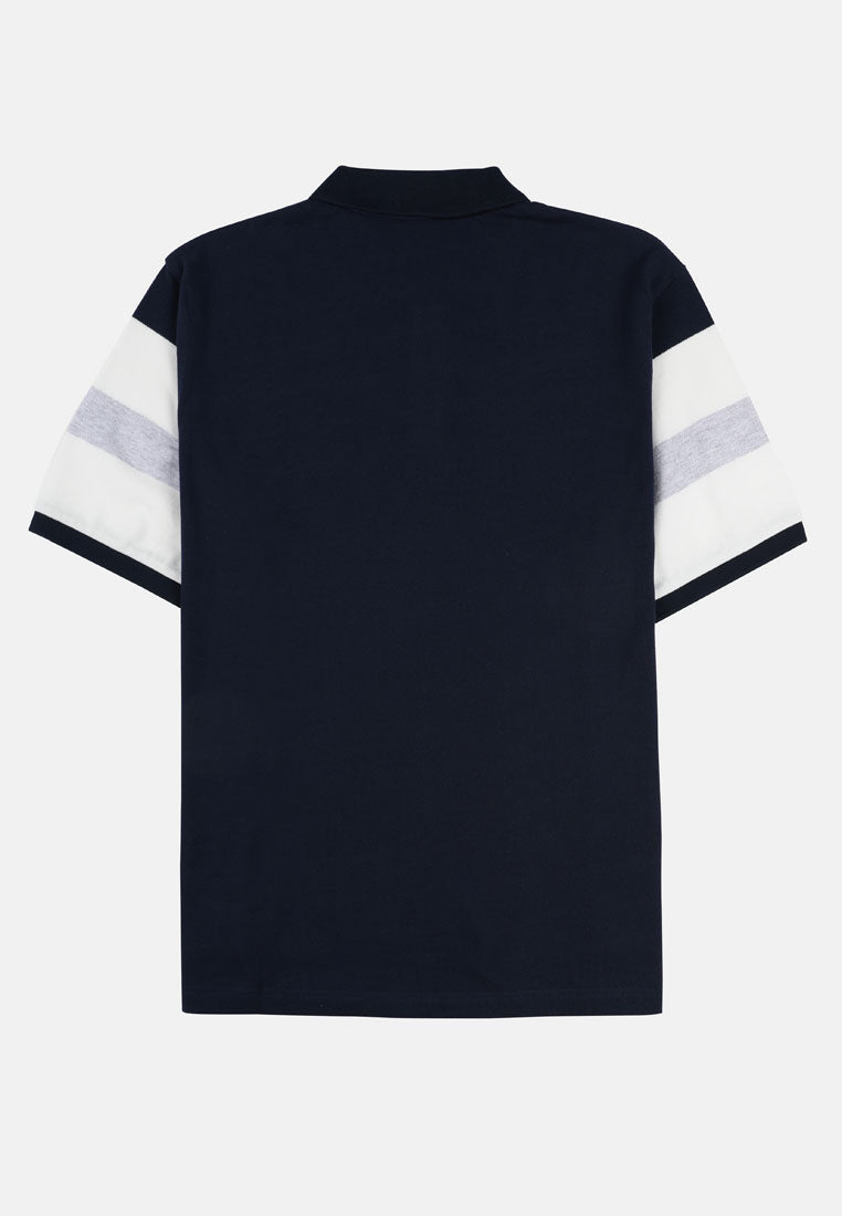 Cheetah Men Stripe Regular Fit Short Sleeve Polo T-Shirt - 76716
