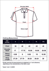 Cheetah Men Regular Fit Microfibre Short Sleeve Polo T-Shirt - 76738
