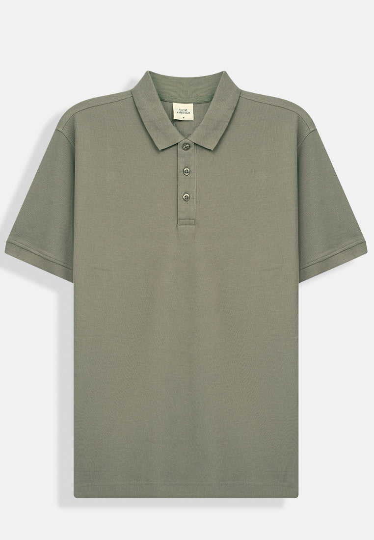 Cheetah Men Regular Fit Premium Cotton Pique Short Sleeve Polo Shirt - 76750(R)