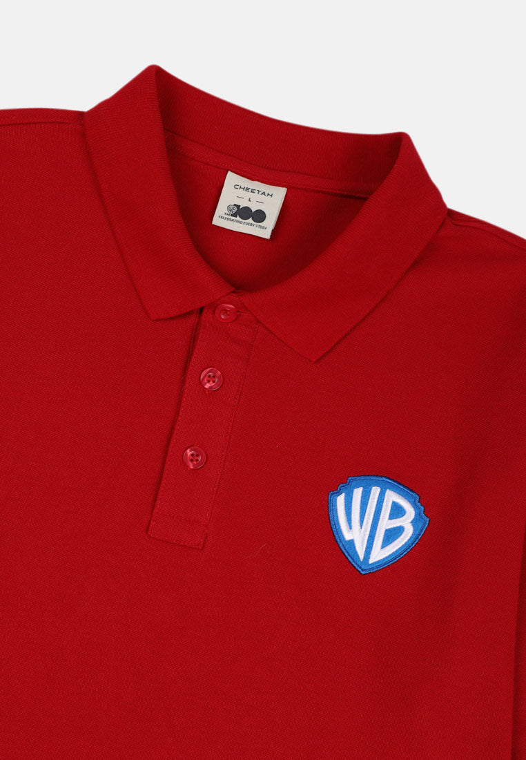 Cheetah Men x WB  Short Sleeve Polo Graphic  Tee - 76756