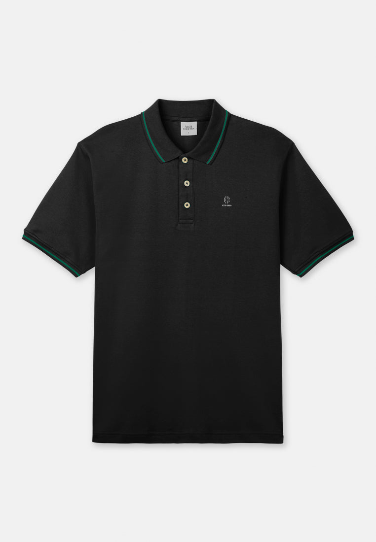 Cheetah Men Regular Fit Cotton Blend Short Sleeve Polo T-Shirt - 76842