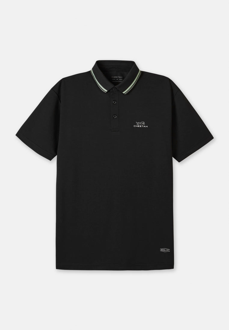 Cheetah Men Microfiber Short Sleeve Polo T-Shirt - 76882