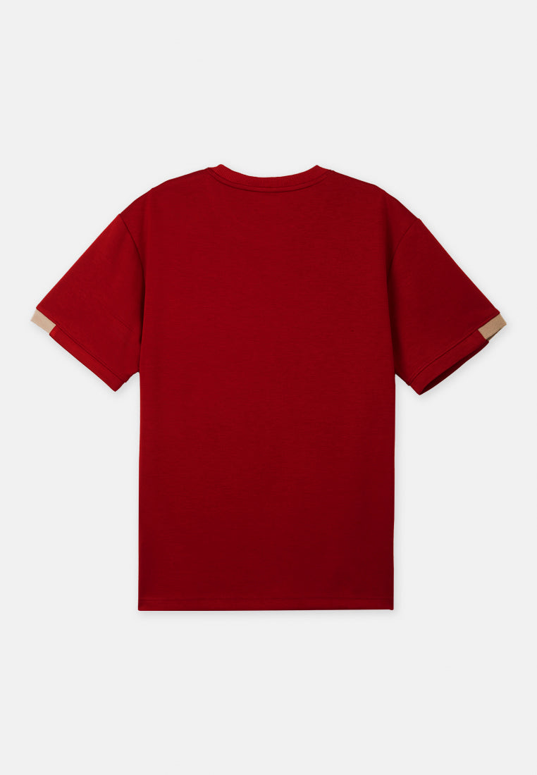 Cheetah Men Basic Essential Regular Fit Solid Tone Fabric&nbsp Cotton Blend Short Sleeve Shirt - 900426
