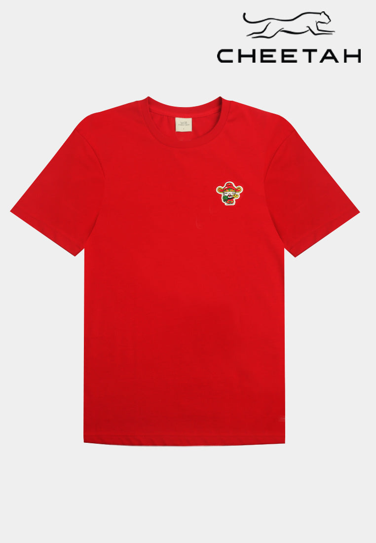 Cheetah Men CNY Regular Fit Round Neck Short Sleeve - 900532