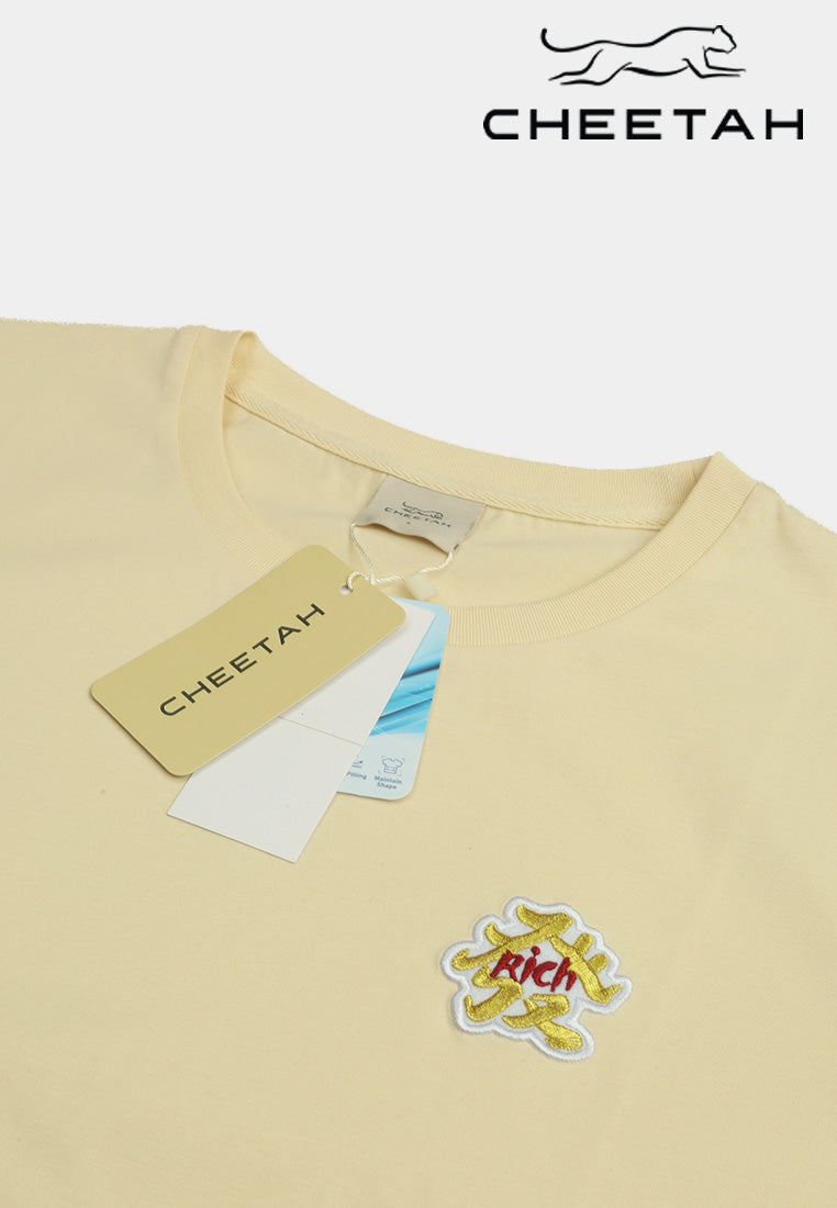 Cheetah Men CNY Regular Fit Round Neck Short Sleeve - 900536