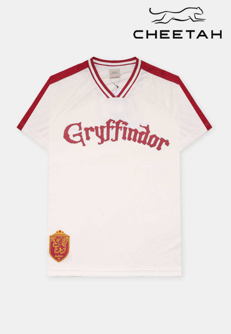 Cheetah Men Harry Potter Gryffindor Regular Fit Raglan Short Sleeve T-Shirt - 900576