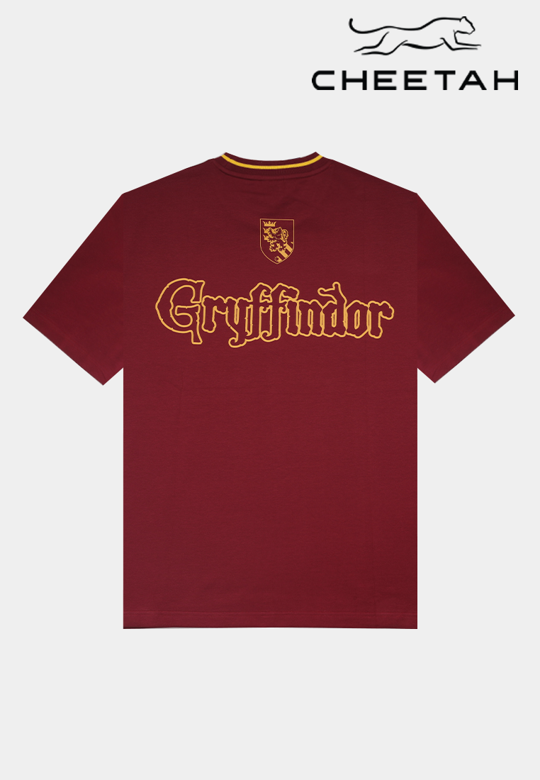 Cheetah Men Harry Potter Gryffindor Oversize Short Sleeve T-Shirt - 900580
