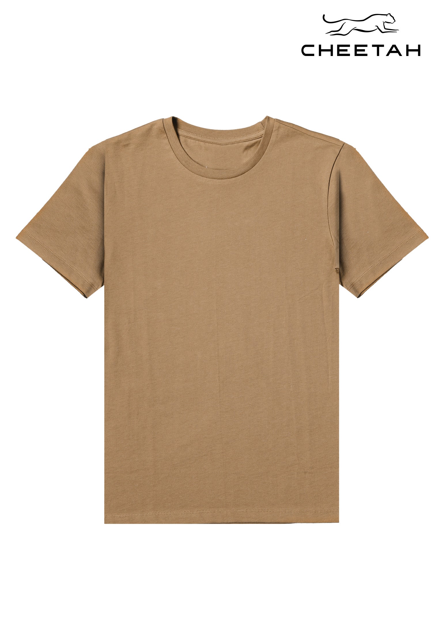 Cheetah Men Essential Regular Fit Cotton Blend Short Sleeve Basic T-Shirts - 900650