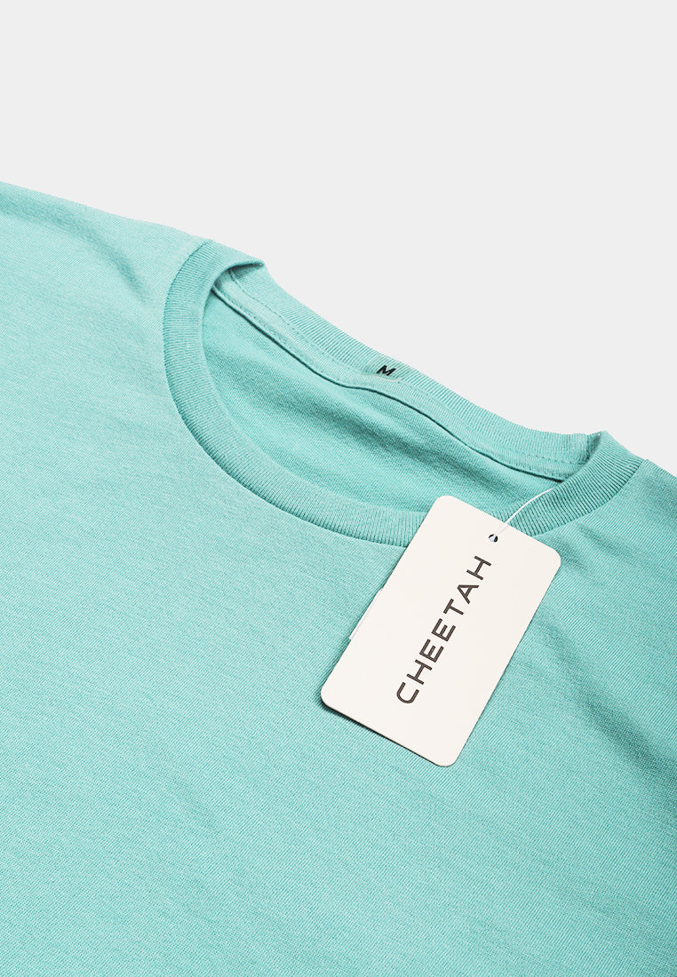 Cheetah Men Essential Regular Fit Cotton Blend Short Sleeve Basic T-Shirts - 900650