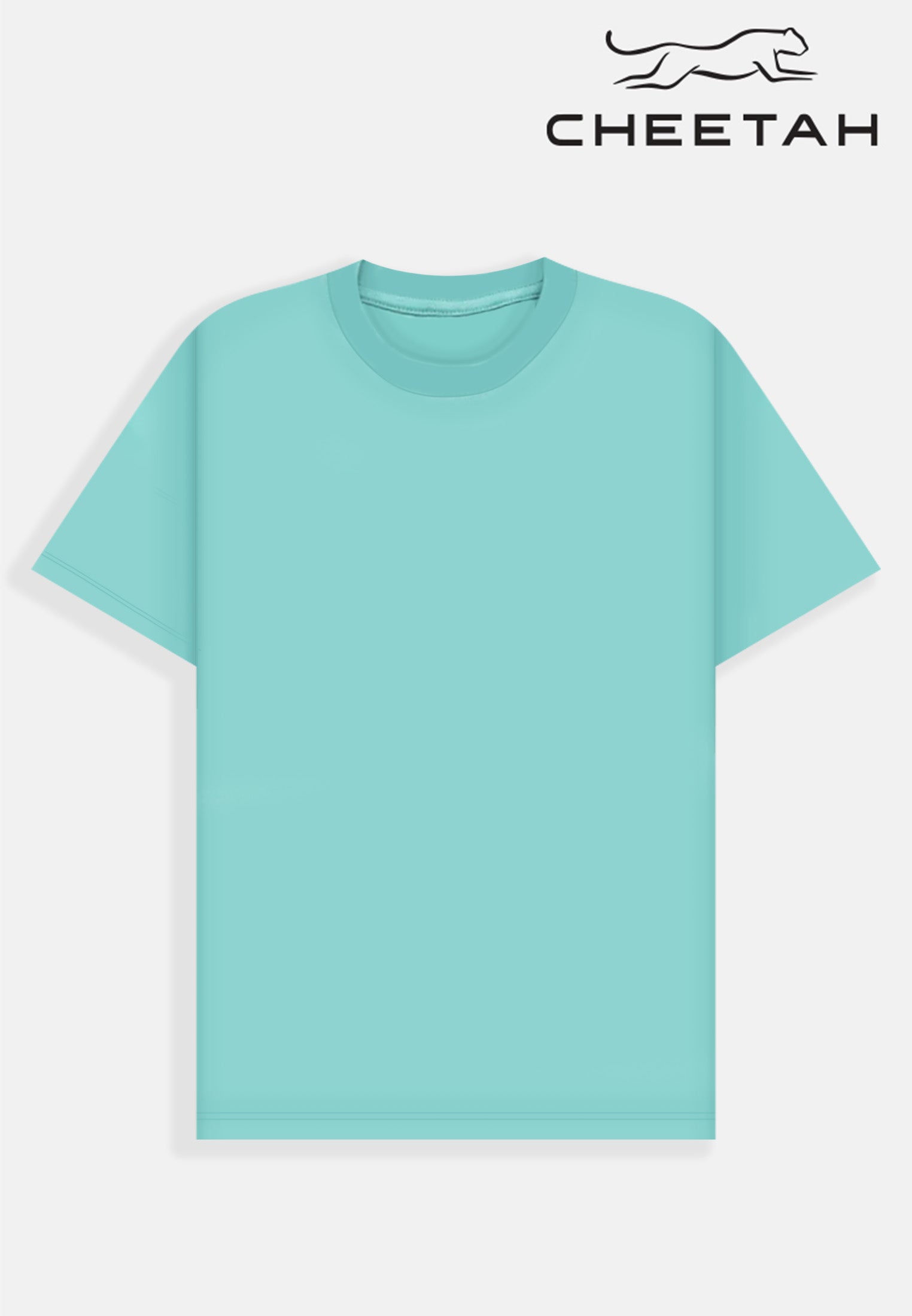 Cheetah Men Essential Regular Fit Cotton Blend Short Sleeve Basic T-Shirts - 900650