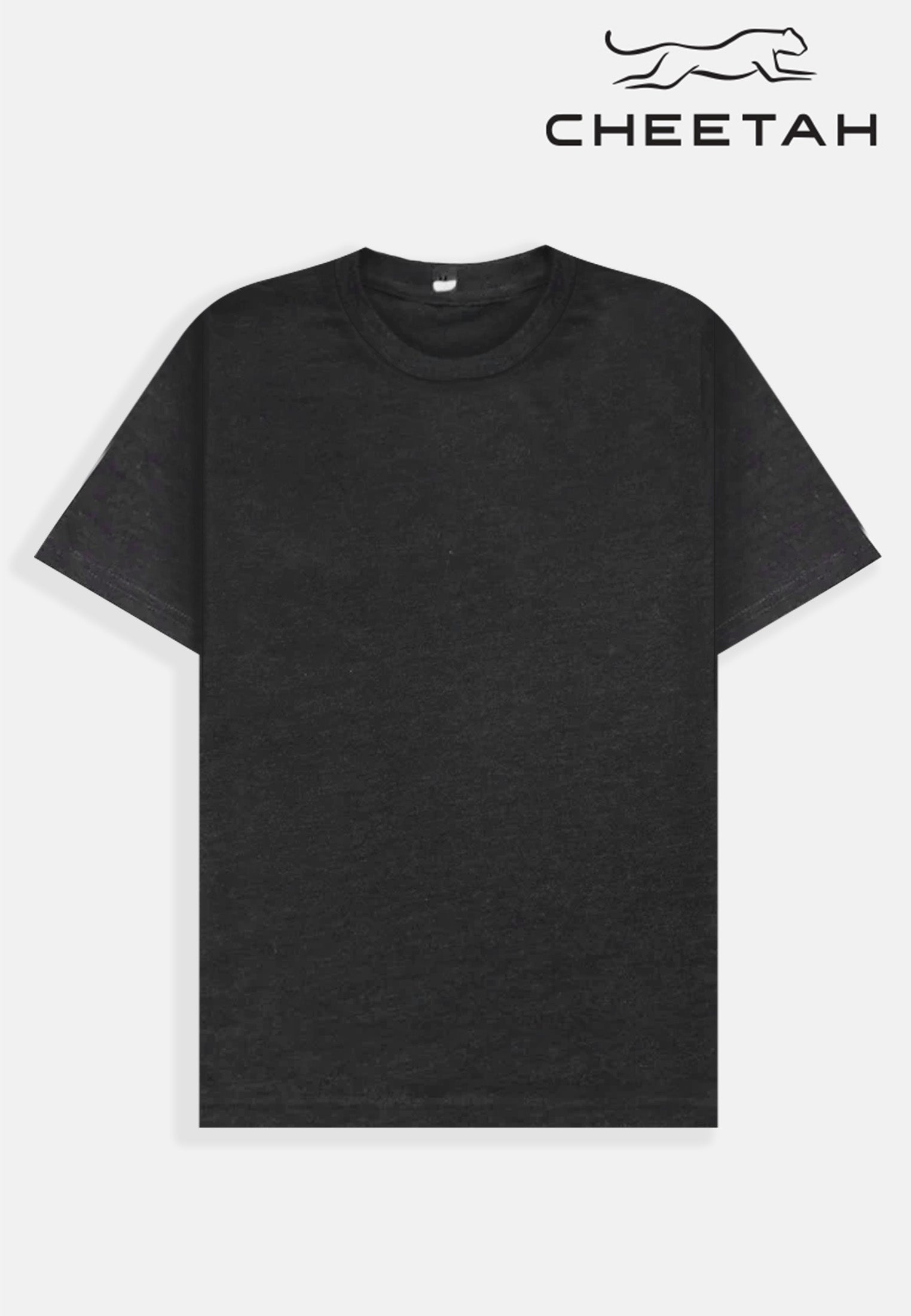 Cheetah Men Essential Regular Fit Cotton Blend Short Sleeve Basic T-Shirts - 900650