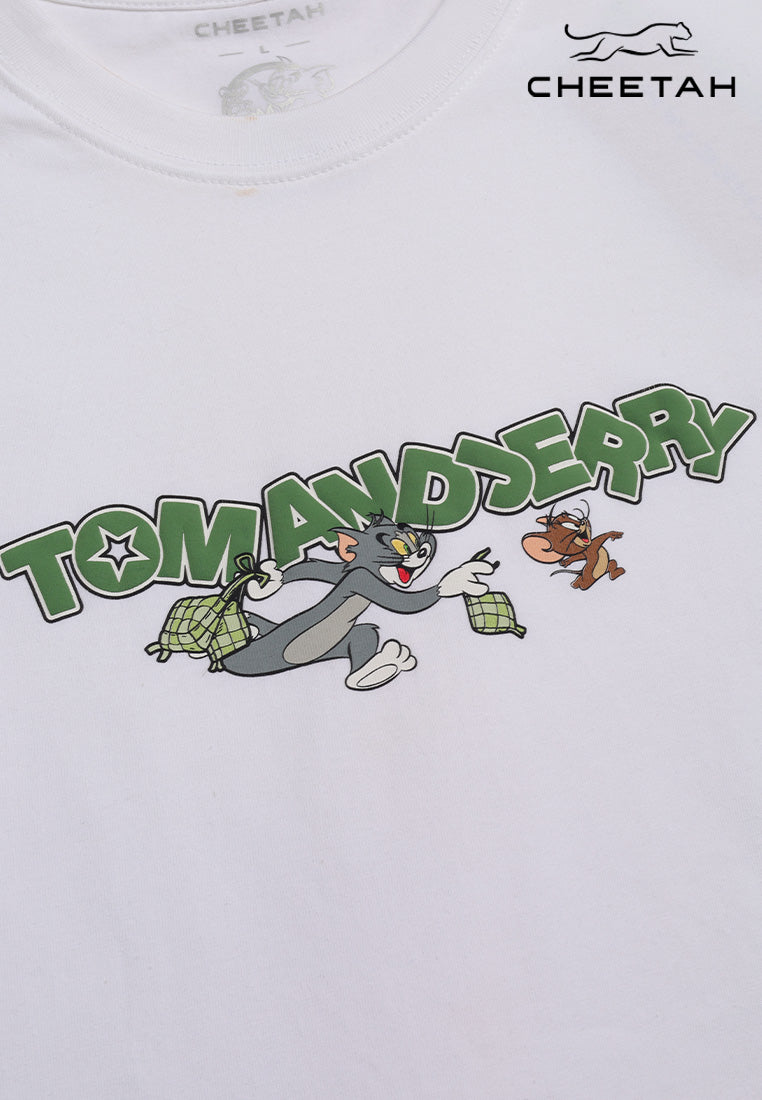 Cheetah Men Tom And Jerry HRY Regular Fit Round Neck Short Sleeve Tee - 900962