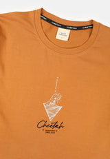 Cheetah Men Graphic Regular Fit Short Sleeve T-Shirt - 99392