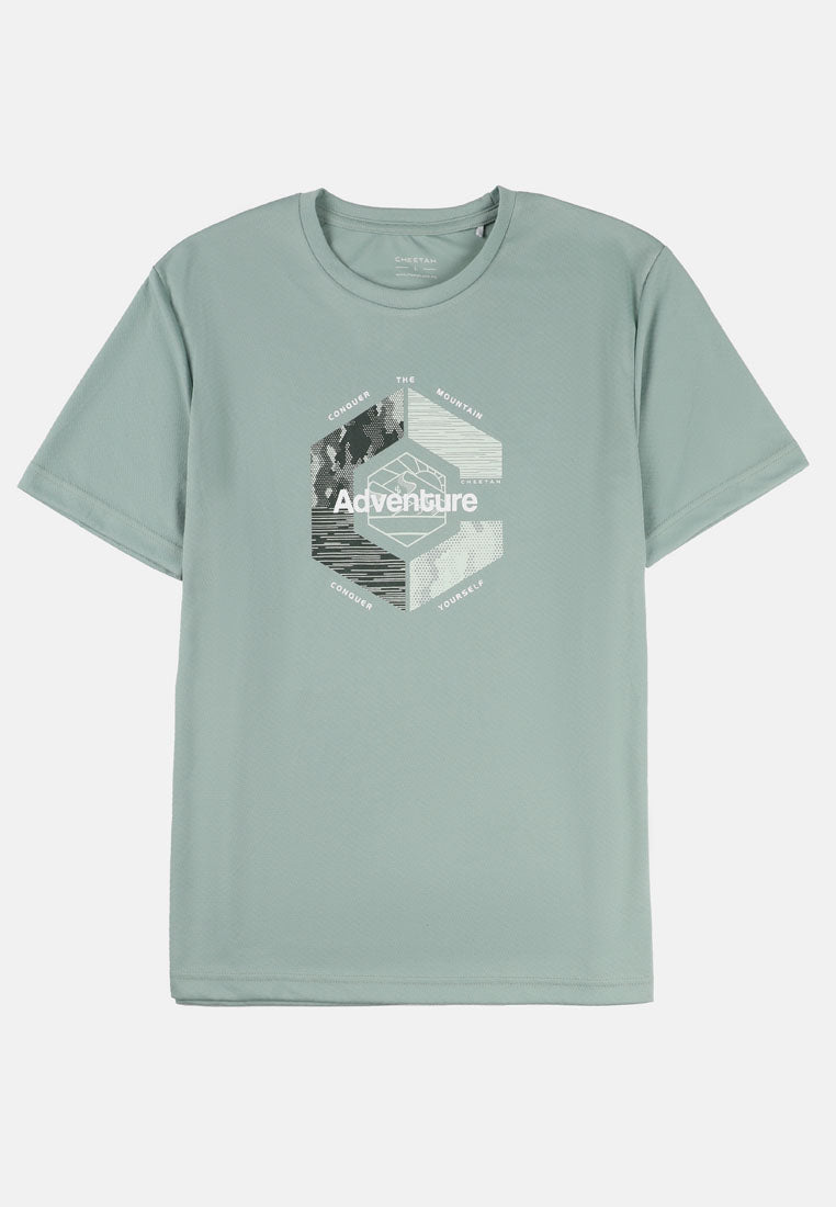 Cheetah Men Microfibre Short Sleeve Graphic Tee - 99422