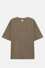 Cheetah Men Round Neck Short Sleeve  T-Shirt - 99446
