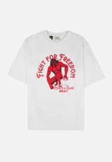 Cheetah Men x AOT Graphic Oversized Short Sleeve T-Shirt - 99528