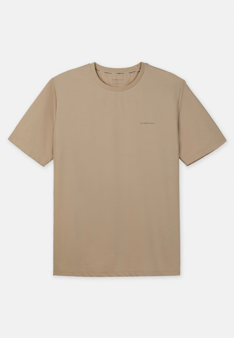 Cheetah Men Basic Regular Fit Rayon Spandex Premium Fabric Short Sleeve Tee - 99580