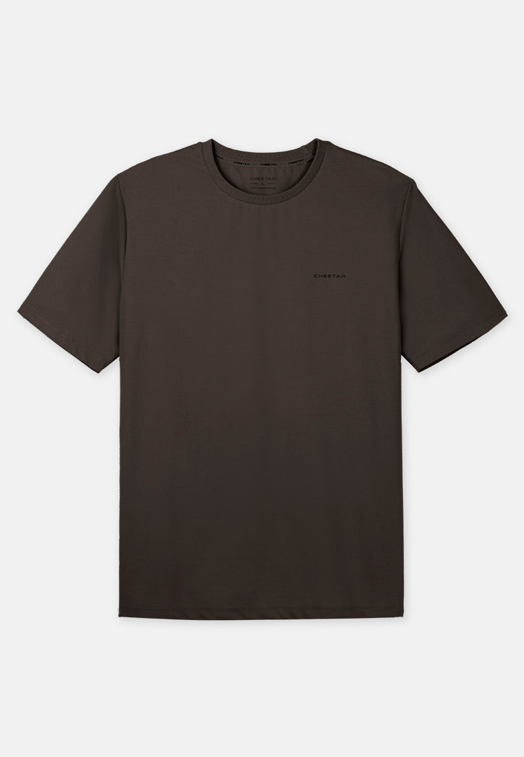 Cheetah Men Basic Regular Fit Rayon Spandex Premium Fabric Short Sleeve Tee - 99580