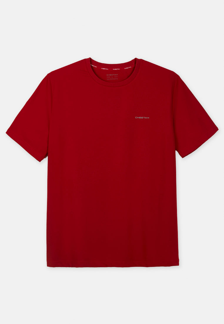 Cheetah Men Basic Regular Fit Rayon Spandex Premium Fabric Short Sleeve Tee - 99580